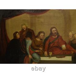 1639 Oil Painting On Canvas The Last Supper 93x70 CM