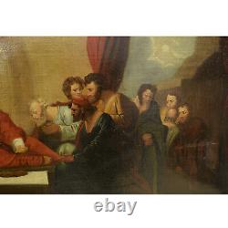 1639 Oil Painting On Canvas The Last Supper 93x70 CM