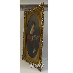 1866 Ancient Painting Jacques L. Bonnet (1822-1894)up To 2.900 Portrait 99x81