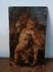 18th Century Antique Copper Painting, Eros With A Goat