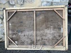 18th Century Antique Painting Oil on Canvas Landscape Bridge Over the Loir