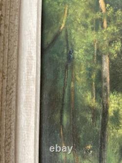 19th Century Old Oil Painting on Canvas