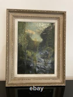 19th Century Old Oil Painting on Canvas
