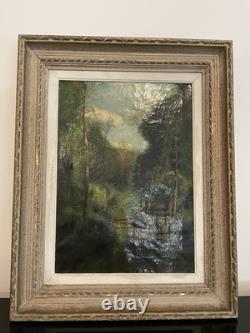 19th Century Old Oil Painting on Canvas