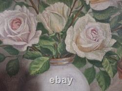 1, Oil on Canvas Old Roses 61 cm x 46 cm