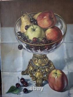 1 old oil on canvas / 38 x 56 cm
