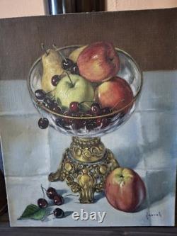 1 old oil on canvas / 38 x 56 cm