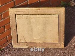 2 Ancient Paintings Signed. Landscape Oil Painting on Wood Panel Style 19th Century