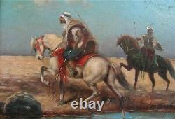 3050 Oil On Panel Signed Former English Orientalist Quality Framework