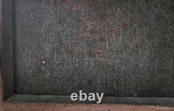 ANCIENT PAINTING MILL of GASNY EPTE OIL on CANVAS FRENCH SCHOOL circa 1830