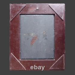 ANCIENT PAINTING by Charles GIR Oil painting on wood dancers gold frame