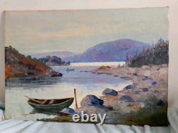 Albert Malet, Old Painting, Oil on Canvas, 65 x 45 cm
