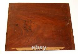 Ancien Oil Table On Wood / Raoul André Ulmann / 1911