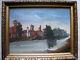 Ancient Dutch Landscape, Oil Painting On Canvas, Signed Breitner