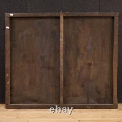 Ancient Italian canvas tableau biblical scene oil painting 17th century art