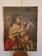 Ancient Oil On Canvas, Gypsy With His Guitar, Signed