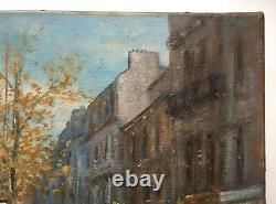 Ancient Painting By G. Roux, Oil On Canvas, Champs Elysees, Early 20th Century