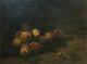 Ancient Painting By Victor Leclaire, Oil On Canvas, Still Life, 19th