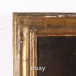 Ancient Painting Genre Scene Oil on Canvas from the 18th Century Original