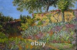 Ancient Painting, Impressionist Landscape. French School Circa 1900