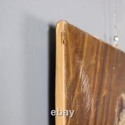 Ancient Painting Portrait of a Noble Woman Oil on Canvas 19th Century