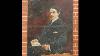 Ancient Paintings Sign L Man Who Bed Oil Painting On Wood Panel Restore