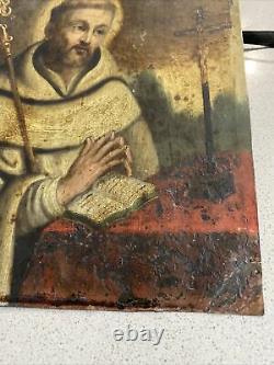 Ancient Religious Painting Italian Painting On Copper