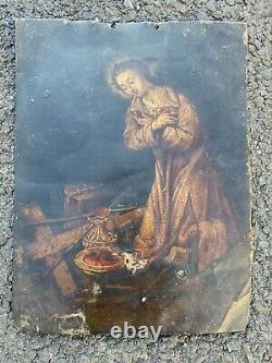 Ancient Religious Painting Painting On Copper