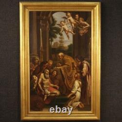 Ancient Religious Painting Saint Jerome Oil Painting On Canvas With Frame 800