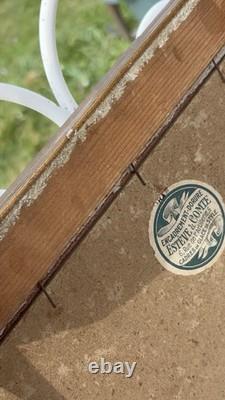 Ancient Renaissance portrait signed J. Javez 1892 Oil on panel