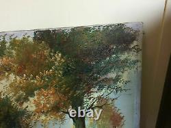 Ancient Table Oil On Canvas To Be Defined (xxe-s) River Edge Village