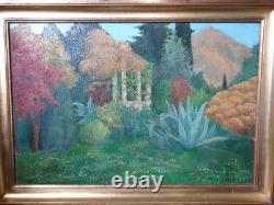 Ancient Table Yvonne Ripa from Roveredo Oil on Panel Indoor Garden