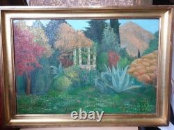 Ancient Table Yvonne Ripa from Roveredo Oil on Panel Indoor Garden