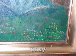 Ancient Table Yvonne Ripa from Roveredo Oil on Panel Indoor Garden