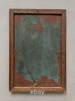 Ancient Tableau, Moorish Village, Oil on Panel, Painting, 19th Century