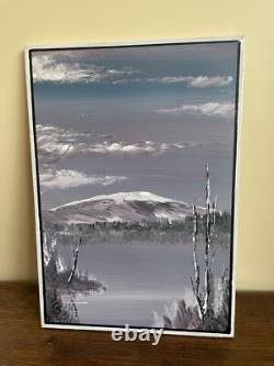 Ancient Tableau oil on panel to decipher 1899-1988 landscape
