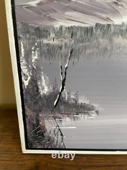 Ancient Tableau oil on panel to decipher 1899-1988 landscape