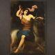 Ancient Oil Painting On Canvas: The Abduction Of Mythological Europe 600
