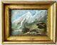 Ancient Painting Xix 19 Landscape Mountain Tree River Painting Animated Scene Oil