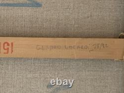 Ancient painting oil landscape fauvism animated signed Gérard Locardi XX