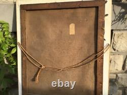 Ancient painting oil on canvas French school 19th century portrait of a gentleman