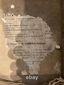 Ancient painting oil on canvas Signed J. M Ballande, Forest of Fontainebleau