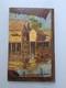 Ancient Painting Oil On Panel Provence Landscape Architecture. Signed Painting