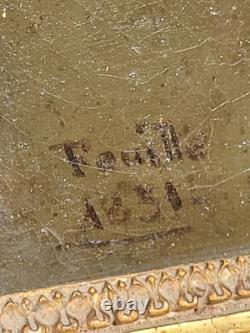Ancient painting signed dated 1831 Portrait of a Man. Oil on canvas.