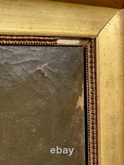 Ancient painting signed dated 1831 Portrait of a Man. Oil on canvas.