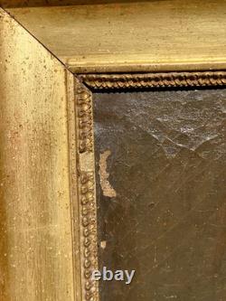 Ancient painting signed dated 1831 Portrait of a Man. Oil on canvas.