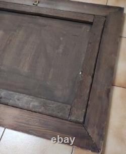 Antique Frame Oil on Canvas Marine Landscape with Castle 19th Century 84x64 CM