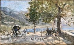 Antique Impressionist Landscape Painting – Artist to Be Identified