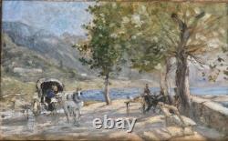 Antique Impressionist Landscape Painting – Artist to Be Identified
