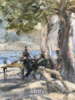 Antique Impressionist Landscape Painting – Artist to Be Identified